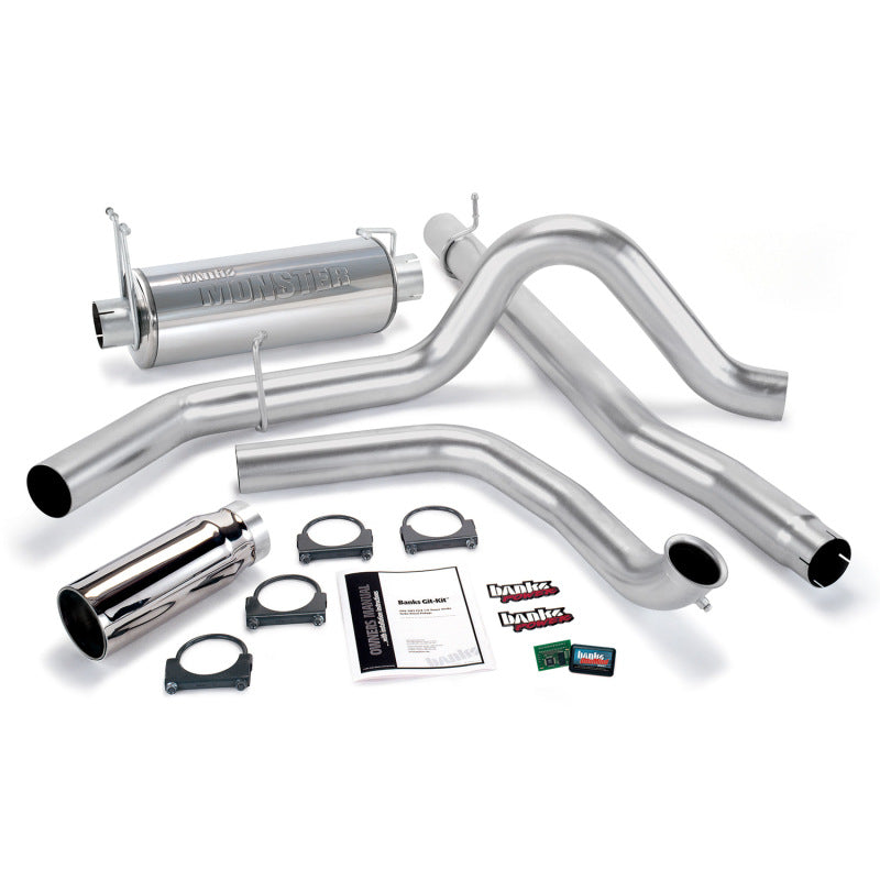 Banks Power 00-03 Ford 7.3L / Excursion Git-Kit - SS Single Exhaust w/ Chrome Tip - Mammoth Racing -