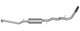 Gibson 99-01 Chevrolet Silverado 1500 Base 4.3l 3in Cat-Back Single Exhaust - Aluminized - Mammoth Racing -