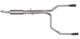 Gibson 98-00 Ford F-150 Base 4.6l 2.5in Cat-Back Dual Split Exhaust - Stainless - Mammoth Racing -