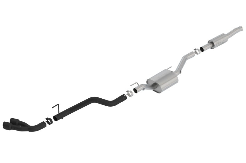 Borla 2020 Jeep Gladiator JT 3.6L V6 AWD ATAK Dual Side Catback w/ Chrome Tips - Mammoth Racing -