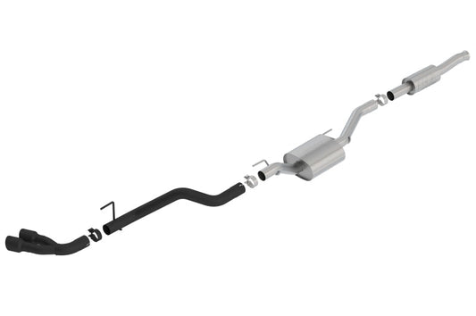 Borla 2020 Jeep Gladiator JT 3.6L V6 AWD ATAK Dual Side Catback w/ Chrome Tips
