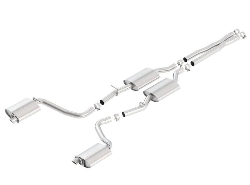 Borla 15-16 Dodge Charger R/T 5.7L No Tip Use Factory Valence Single Split Rear Exit S-Type Exhaust - Mammoth Racing -
