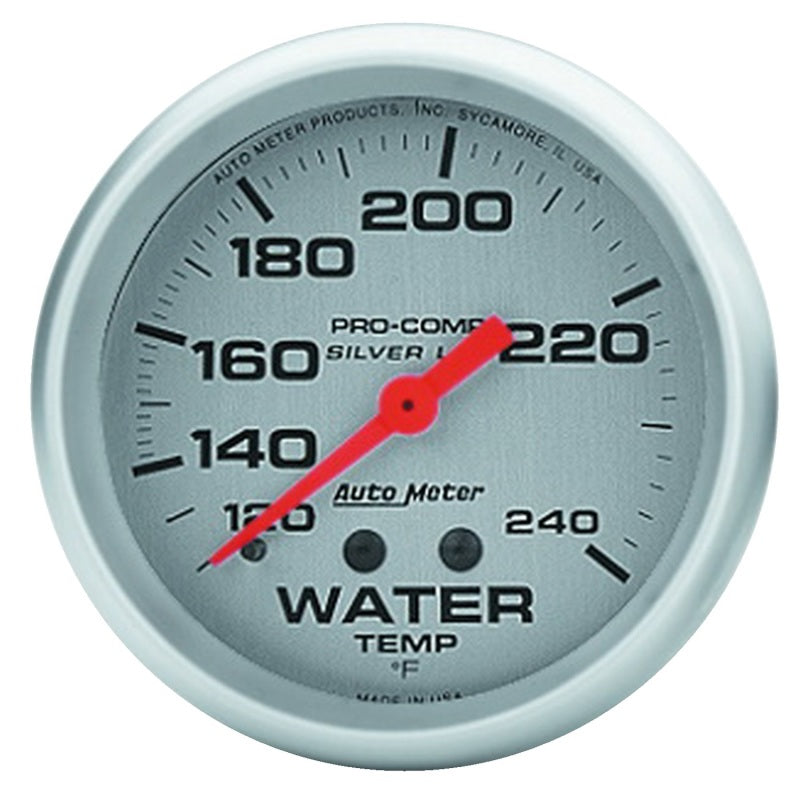 Autometer Ultra-Lite 2-5/8in 120-240 Deg F Liquid Filled Mechanical Water Temp Gage - My Store