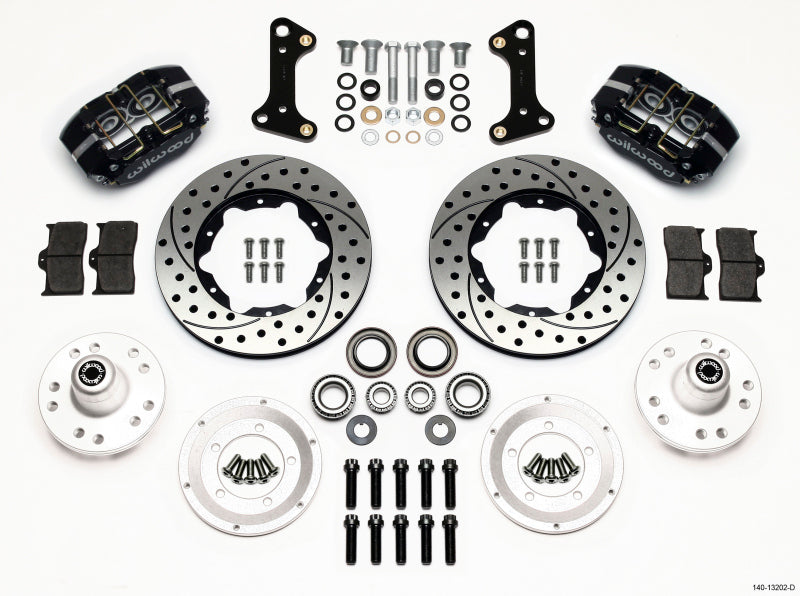 Wilwood Dynapro Dust-Boot Front Kit 11.00in Drilled 67-69 Camaro 64-72 Nova Chevelle - Mammoth Racing -