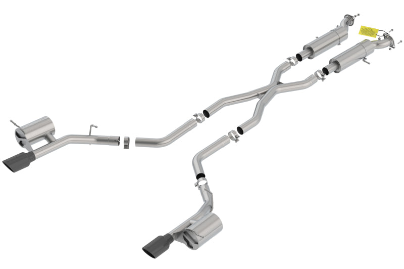 Borla 18-20 Dodge Durango SRT 6.2L V8 2.75in S-Type SS Catback Exhaust w/ BLK Chrome Tips - My Store