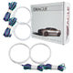 Oracle Infiniti M37 10-13 Halo Kit - ColorSHIFT w/o Controller - Mammoth Racing -