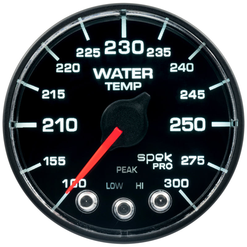 Autometer Spek-Pro - Nascar 2-1/16in Water Temp 100- 300f Bfb Ecu - My Store