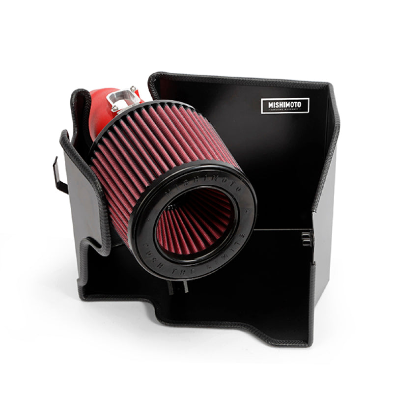 Mishimoto 14-16 Mini Cooper S 2.0L Performance Air Intake Kit - Wrinkle Red - Mammoth Racing -