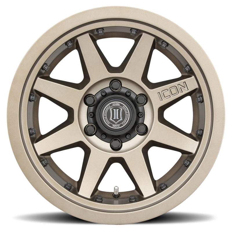 Icon Rebound Pro 17x8.5 6x135 6mm Offset 5in BS 87.1mm Bore Bronze Wheel - Mammoth Racing -
