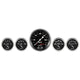 Auto Meter Gauge Kit 5 pc. 3 3/8in & 2 1/16in GPS Speedometer Old Tyme Black - My Store