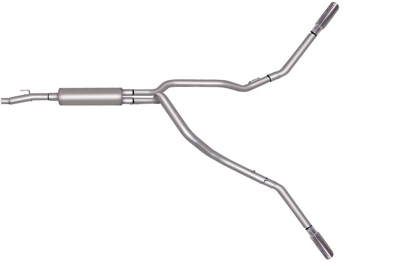 Gibson 04-08 Ford F-150 FX4 5.4l 2.5in Cat-Back Dual Extreme Exhaust - Stainless - Mammoth Racing -