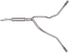 Gibson 04-08 Ford F-150 FX4 5.4l 2.5in Cat-Back Dual Extreme Exhaust - Stainless - Mammoth Racing -