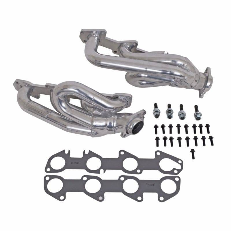BBK 04-08 Dodge Ram 5.7 Hemi Shorty Tuned Length Exhaust Headers - 1-3/4 Silver Ceramic - Mammoth Racing -