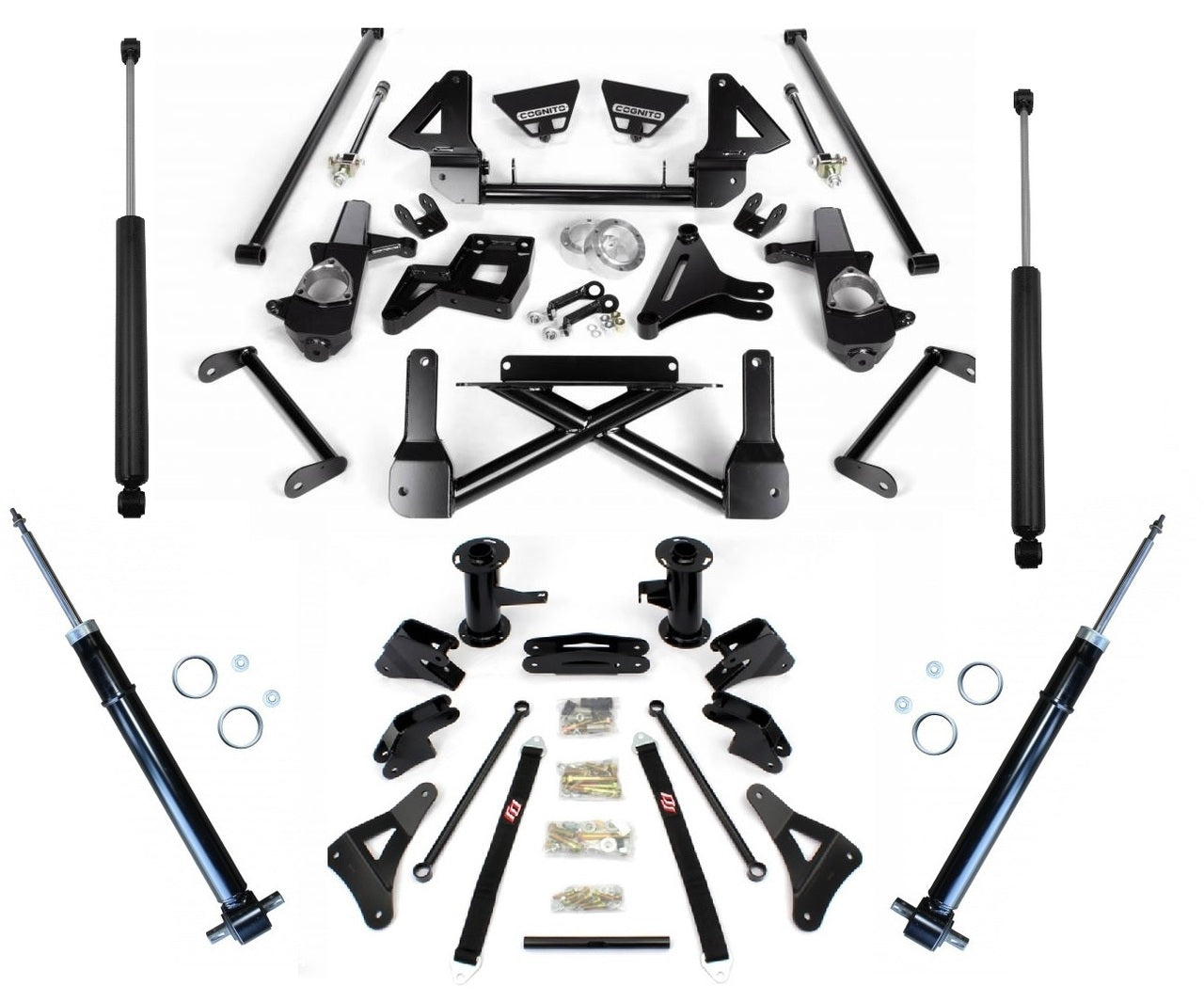 Superlift 16-20 Toyota Tacoma Component Box - Cross Membemers 4.5-6in Lift Kit - Mammoth Racing -