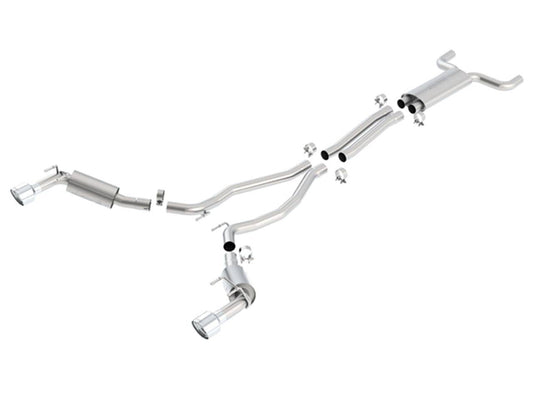 Borla 14-15 Chevy Camaro SS 6.2L V8 Single Split Rear Exit S-Type Catback Exhaust