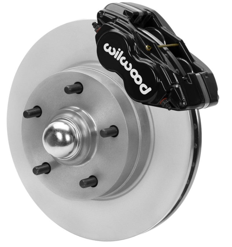 Wilwood 70-81 FBody/75-79 A&XBody Dynalite Frt Brk Kit 11in Rtr Blk Calipers Use w/ Pro Drop Spindle - My Store