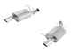 Borla 13-14 Mustang GT/Boss 302 5.0L V8 RWD Single Split Rr Exit S-Type Exhaust (rear section only) - My Store