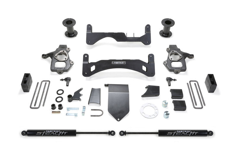 Fabtech 14-18 GM C/k1500 P/U w/oE Alm Or Stmp Stl UCA 6in Basic Sys G2 w/Stealth - My Store