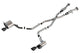 Borla 15-21 Jeep Grand Cherokee SRT 6.4L V8 AWD ATAK Cat-Back Exhaust System - Black Tips T-304SS - My Store
