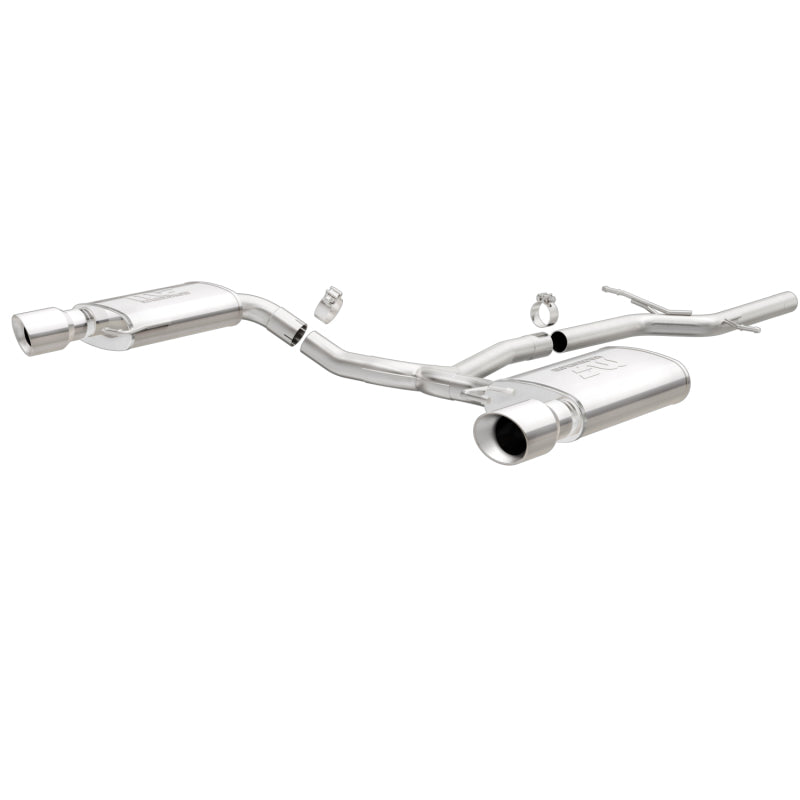 Magnaflow 2015 Audi Allroad 2.0l Touring Dual Spilt Rear Exit 2.5in 4in Tip SS C/B Perf Exhaust - Mammoth Racing -