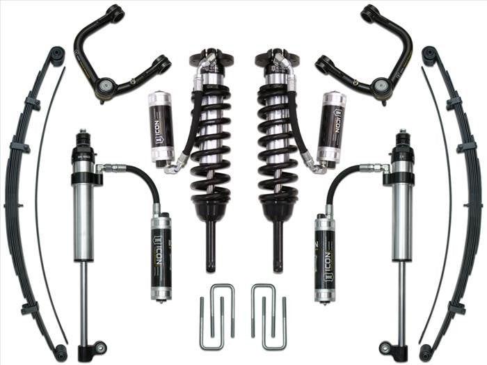 Icon 05-15 Toyota Tacoma 0-3.5in/16-17 Toyota Tacoma 0-2.75in Stg 9 Suspension System w/Tubular Uca - Mammoth Racing -