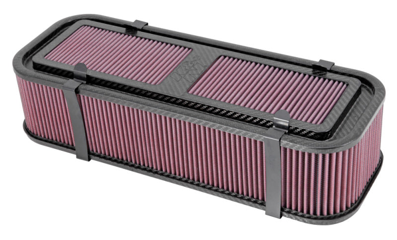 K&N Custom Racing Assembly 19in x 4.75in Carbon Fiber Air Filter - Mammoth Racing -