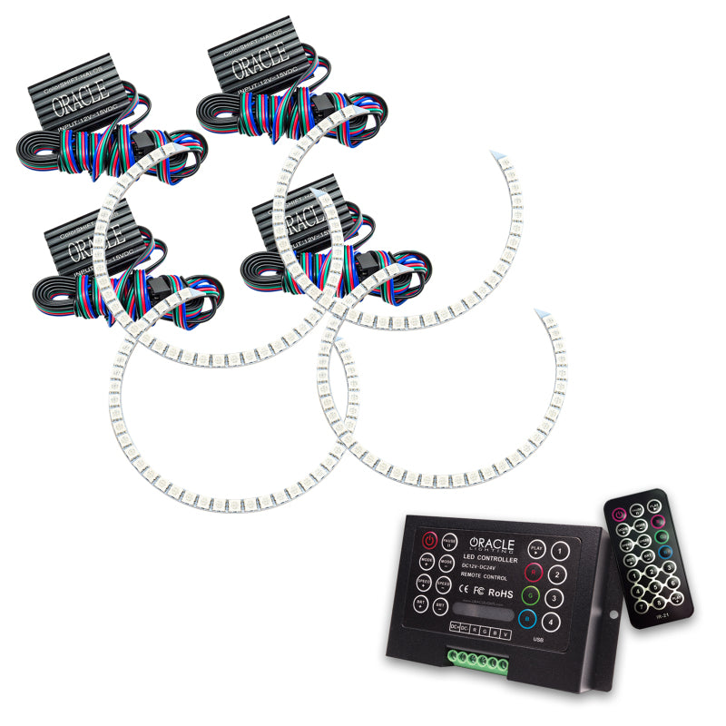 Oracle BMW E46 98-04 Halo Kit - ColorSHIFT w/ 2.0 Controller - Mammoth Racing -