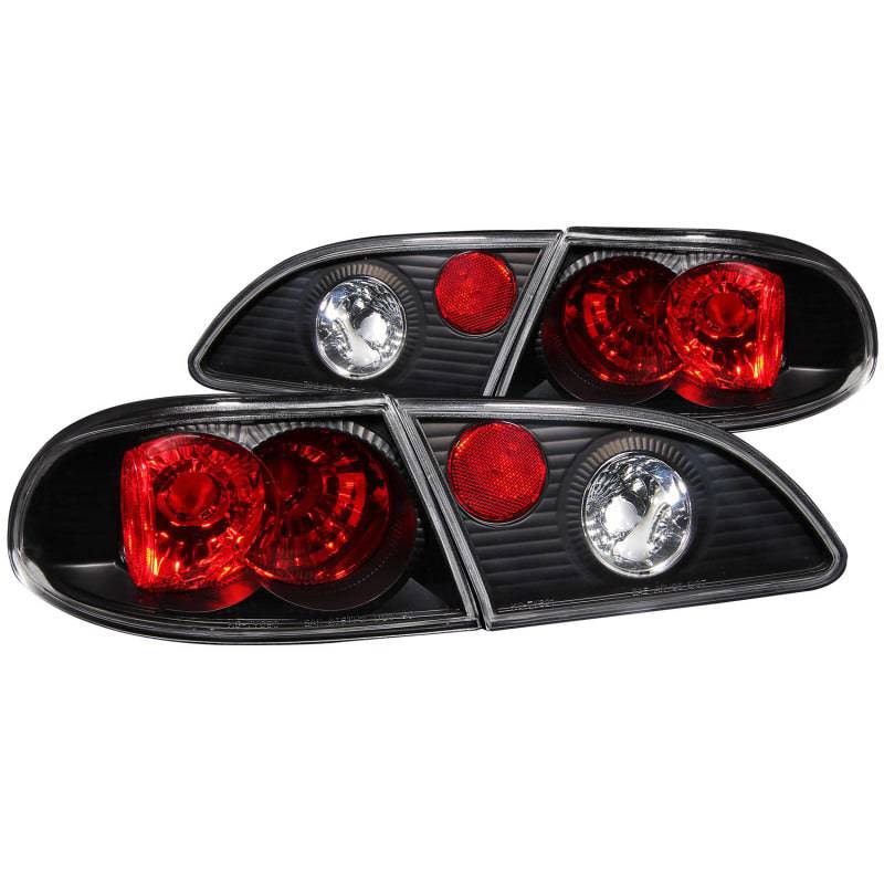 ANZO 1998-2002 Toyota Corolla Taillights Black - My Store