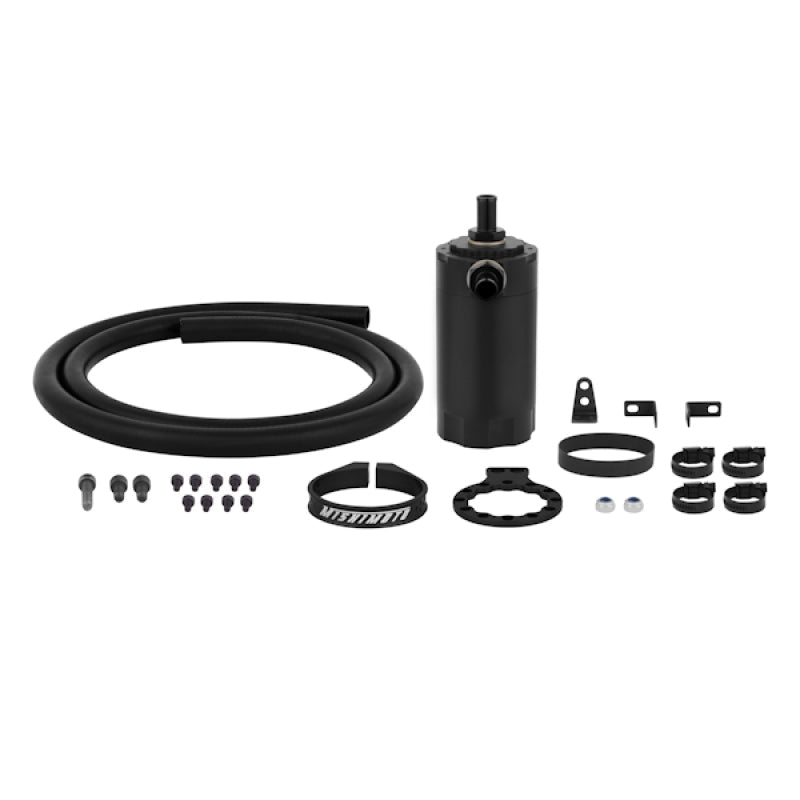 Mishimoto Universal Baffled Oil Catch Can - Black - Mammoth Racing -