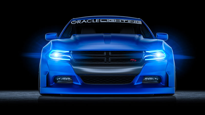 Oracle 15-21 Dodge Charger RGB+W DRL Headlight DRL Upgrade Kit - ColorSHIFT w/ Simple Controller - Mammoth Racing -