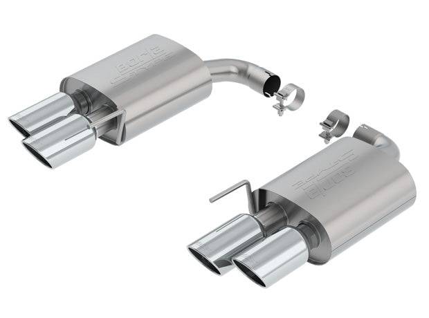 Borla 2018 Ford Mustang GT 5.0L AT/MT 2.5in S-Type Exhaust w/o Valves (Rear Section Only) - Mammoth Racing -