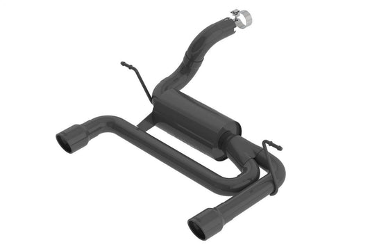 Borla 2018 Jeep Wrangler JL/JLU 3.6L 2DR/4DR S-Type SS Axle Back Black Coated Exhaust w/3.5in Tips - Mammoth Racing -