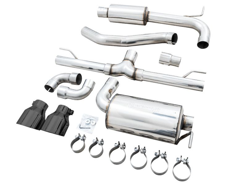 AWE 2022 VW GTI MK8 Touring Edition Exhaust - Diamond Black Tips - My Store