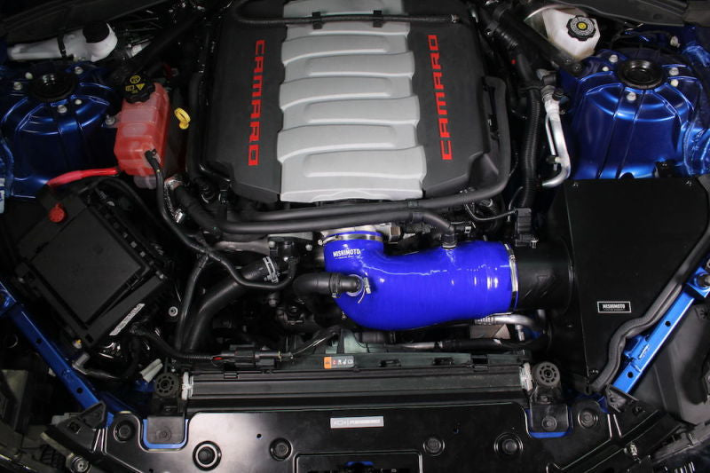Mishimoto 2016 Chevy Camaro SS 6.2L Performance Air Intake - Blue - Mammoth Racing -