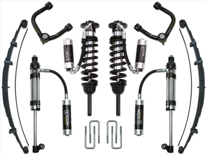 Icon 05-15 Toyota Tacoma 0-3.5in/16-17 Toyota Tacoma 0-2.75in Stg 10 Suspension System w/Tubular Uca - Mammoth Racing -