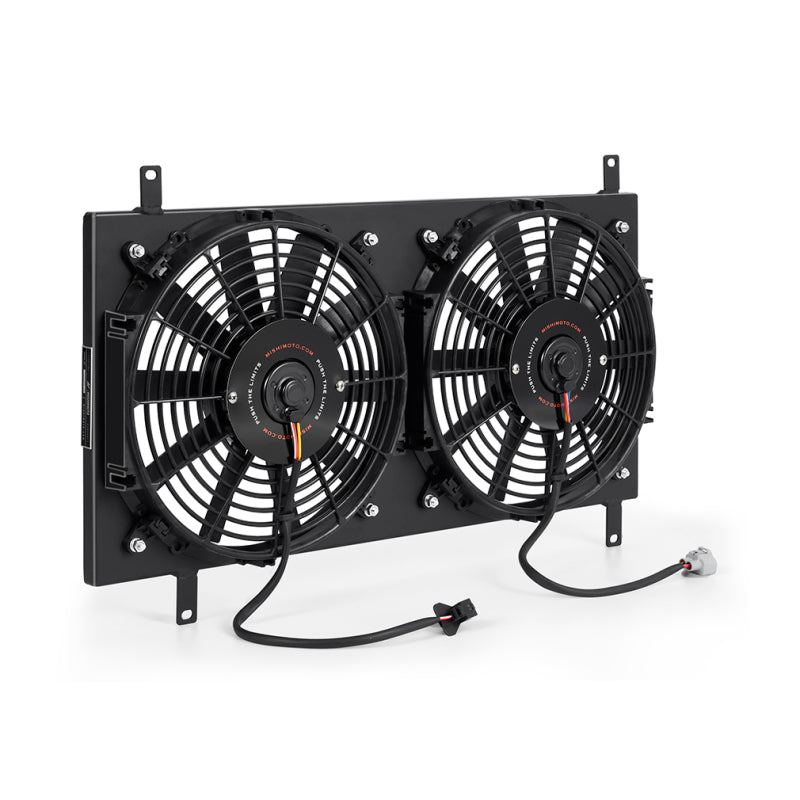 Mishimoto 90-97 Mazda Miata Aluminum Fan Shroud Kit - Black - Mammoth Racing -