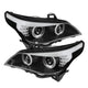 Spyder BMW E60 5-Series 04-07 Projector Halogen Model- CCFL Halo Blk PRO-YD-BMWE6004-CCFL-BK - Mammoth Racing -