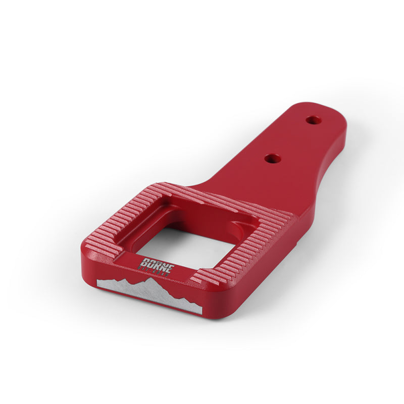 Mishimoto 2017+ Ford Raptor / 2009+ Ford F150 Borne Off-Road Billet Tow Hooks - Red - Mammoth Racing -