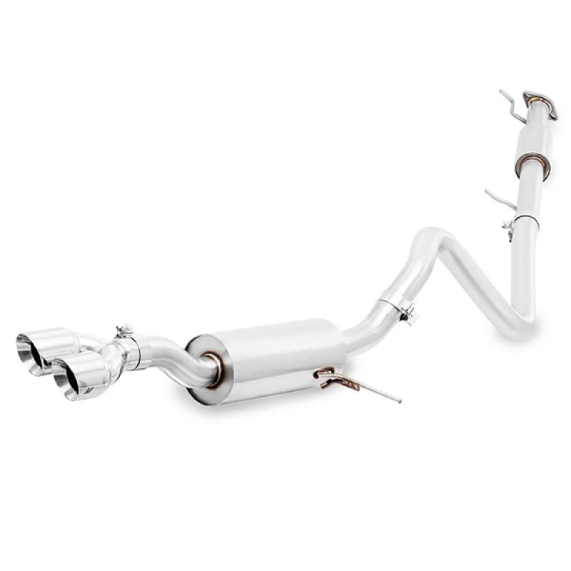 Mishimoto 14-16 Ford Fiesta ST 1.6L 2.5in Stainless Steel Resonated Cat-Back Exhaust w/ Polish Tips - Mammoth Racing -