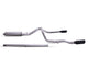 Gibson 19-22 Chevrolet Silverado 1500 Custom 5.3l 3in/2.5in Cat-Back Dual Split Exhaust- Black Elite - Mammoth Racing -