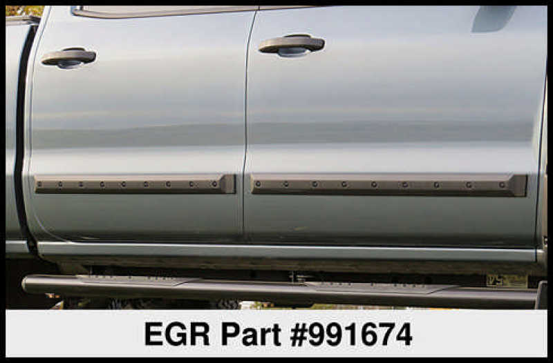 EGR Crew Cab Front 41.5in Rear 38in Bolt-On Look Body Side Moldings (991674) - My Store
