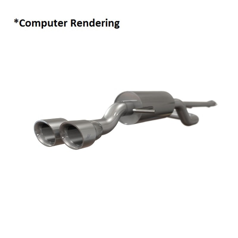 Mishimoto 14-16 Ford Fiesta ST 1.6L 2.5in Stainless Steel Cat-Back Exhaust w/ Burnt Ti Tips - Mammoth Racing -