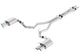 Borla 2018 Ford Mustang GT 5.0L AT/MT (w/o Valves) ATAK 3in Cat-Back Exhaust w/Polished Tips - Mammoth Racing -