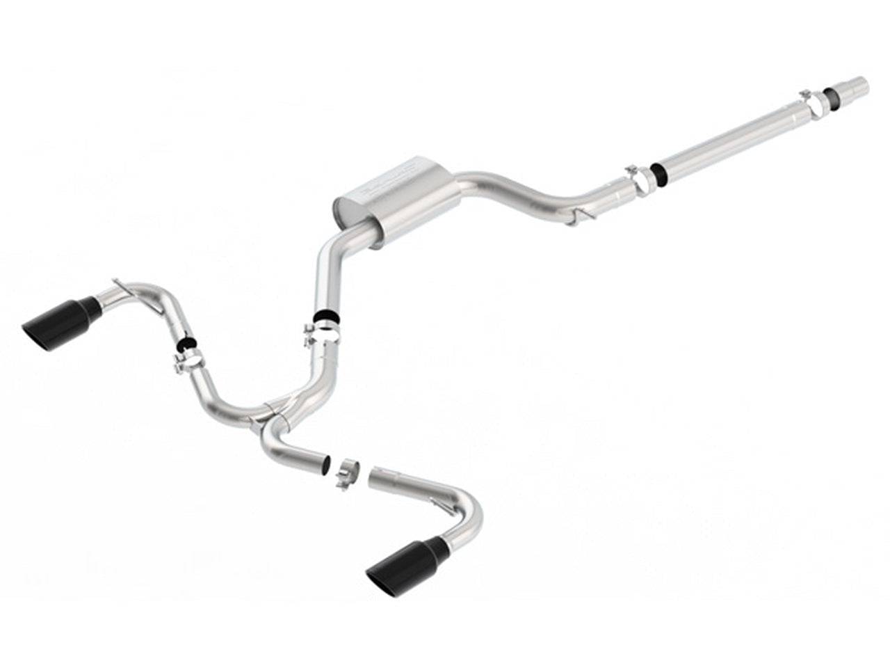 Borla 15-17 Volkswagen GTI (MK7) 2.0T AT/MT SS S-Type Catback Exhaust w/Black Chrome Tips - Mammoth Racing -