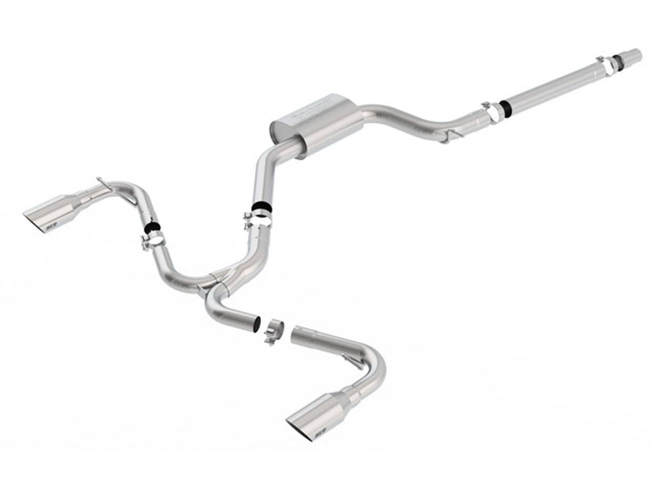 Borla 15-17 Volkswagen GTI (MK7) 2.0T AT/MT SS S-Type Catback Exhaust w/Stainless Brushed Tips - Mammoth Racing -