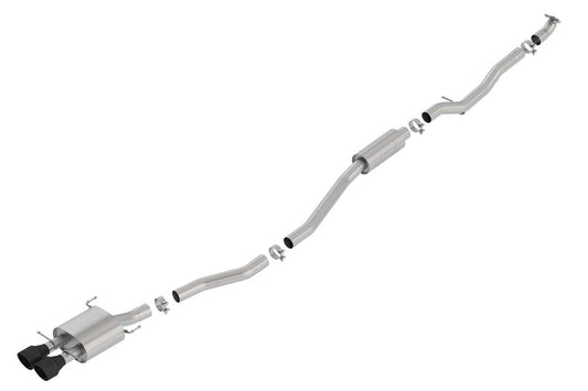Borla 17-19 Honda Civic SI 1.5L Turbo MT S-Type 2.75in Cat-Back Exhaust - Mammoth Racing -