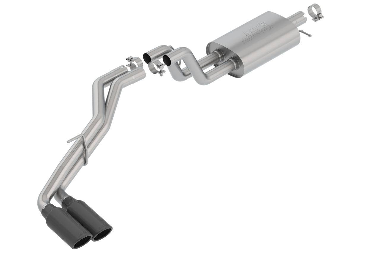 Borla 2019 Ford Ranger XL/XLT/Lariat 2.3L 2/4WD WB S-Type Catback Exhaust w/ Blk Chrome Tip - Mammoth Racing -