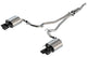 Borla 19-20 Ford Mustang Ecoboost 2.3L 2.25in S-type Exhaust w/ Valves - Black Chrome Tips - Mammoth Racing -
