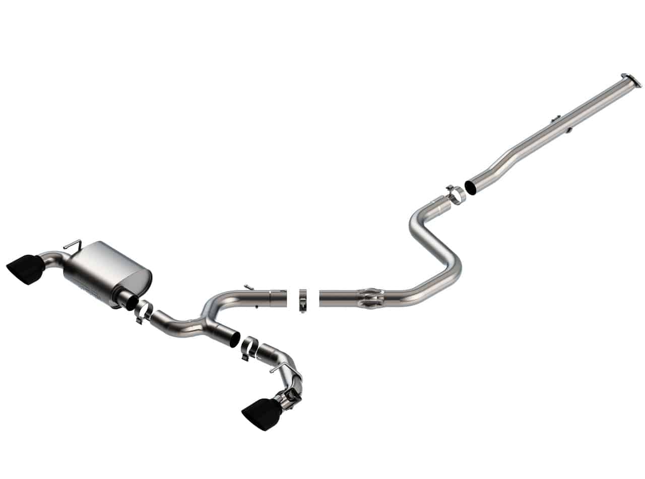 Borla 19-20 Hyundai Veloster N 2.0L I4 MT FWD 2DR 3in ATAK CatBack Exhaust w/ SS Tips - Mammoth Racing -