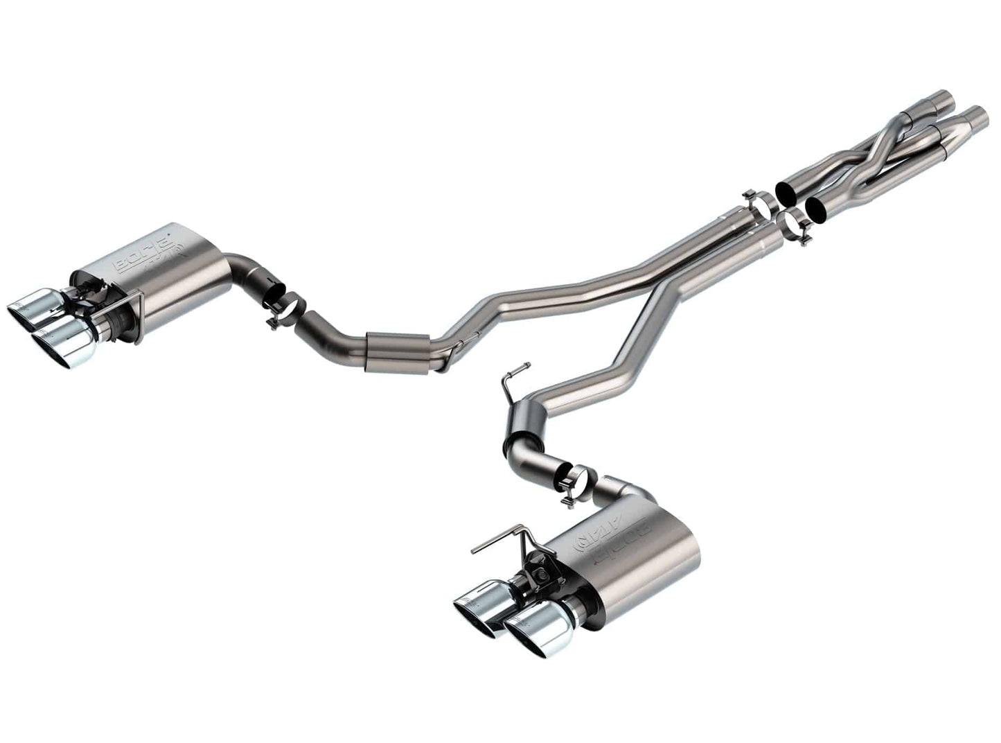 Borla 2020 Ford GT500 5.2L AT 3in ATAK CatBack Exhaust w/ Chrome Tips - Mammoth Racing -